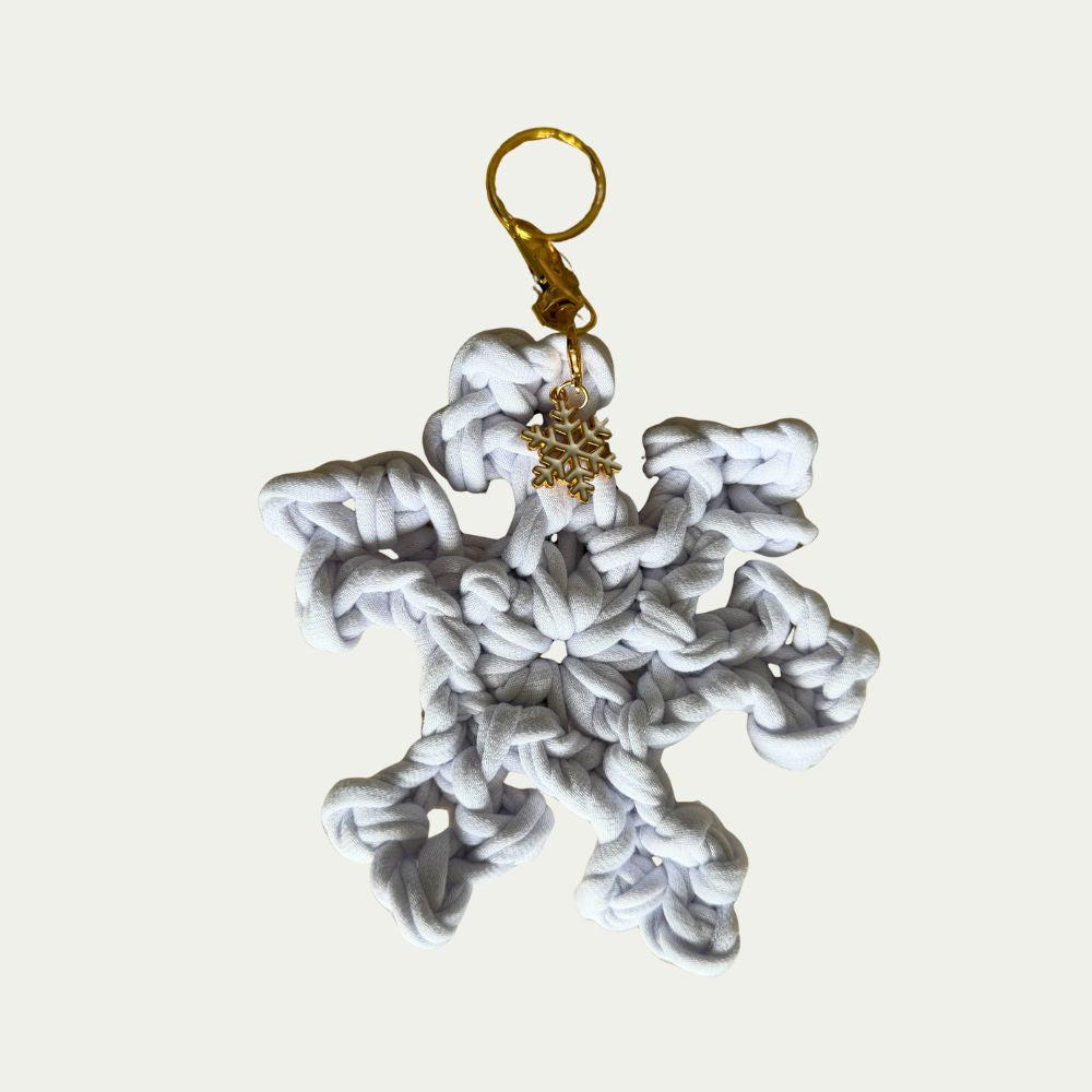 Porte-clé Flocon de neige