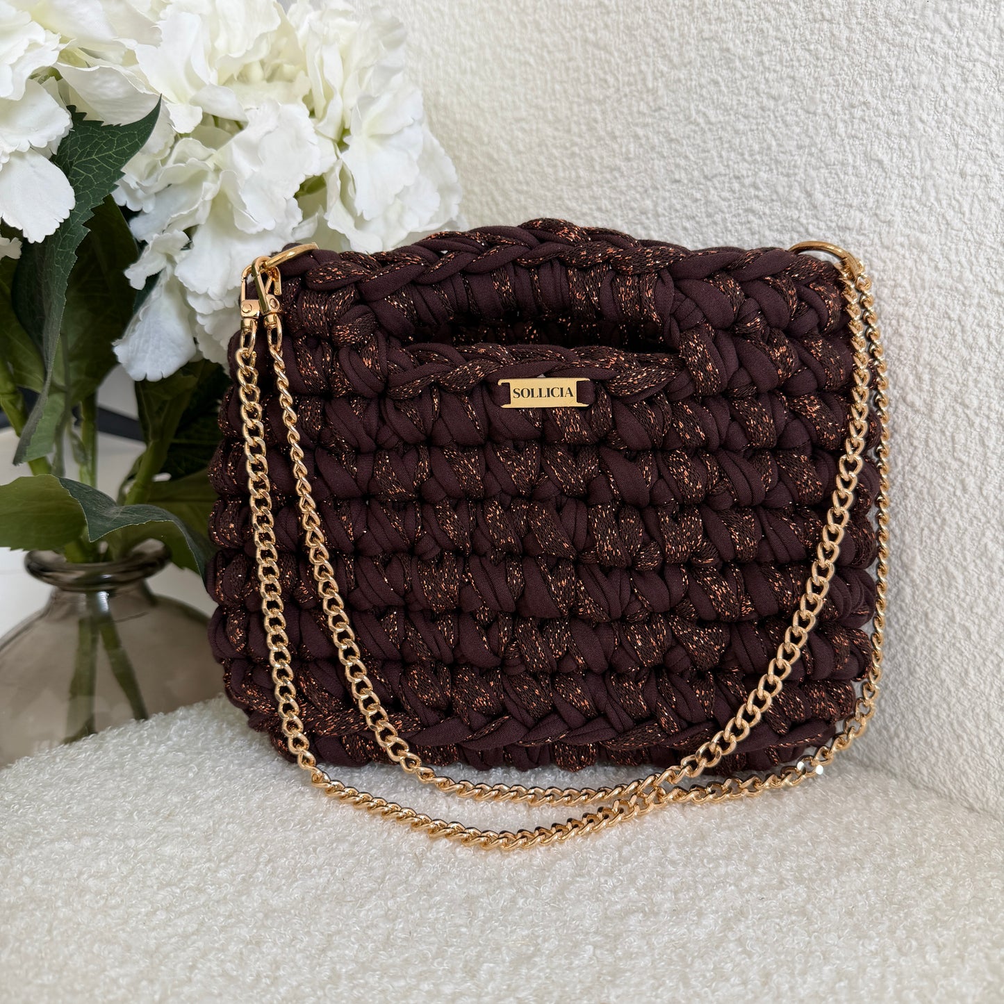 LUMA - Marron et fil pailleté marron (édition limitée)