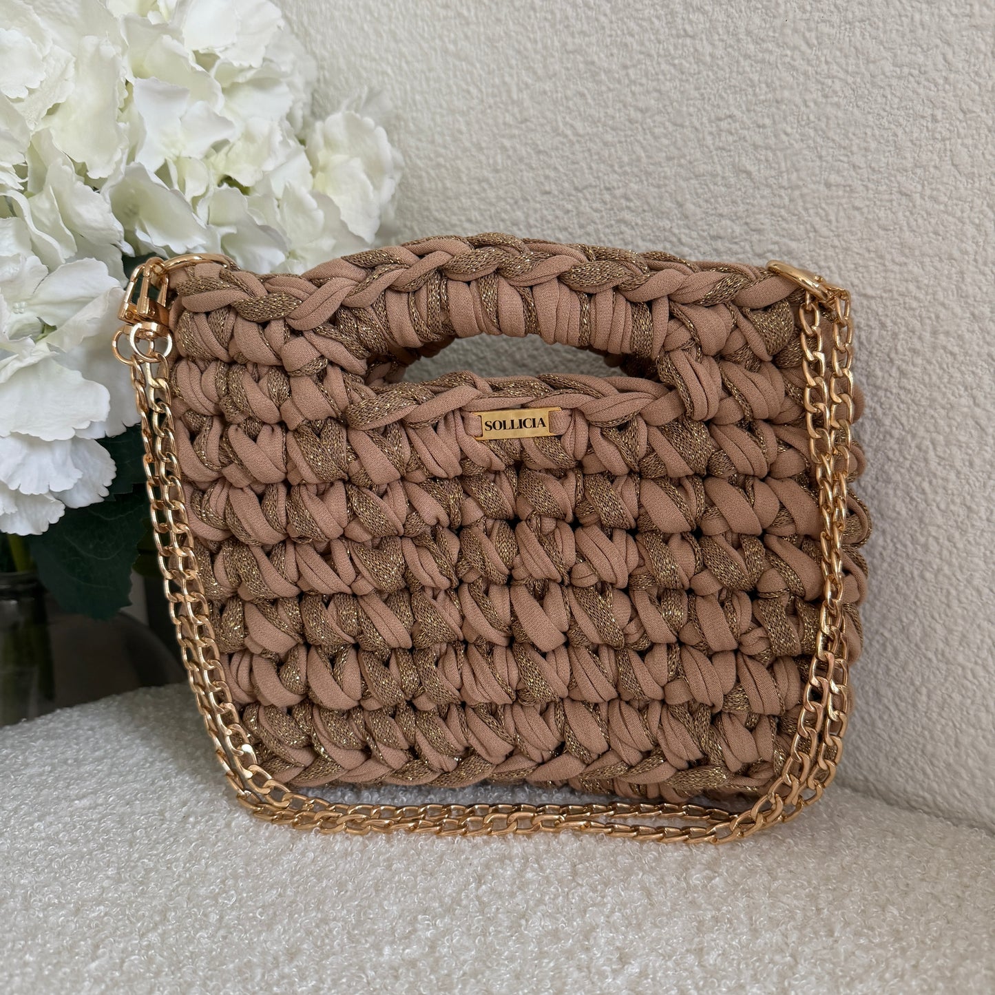 LUMA - Beige pailleté