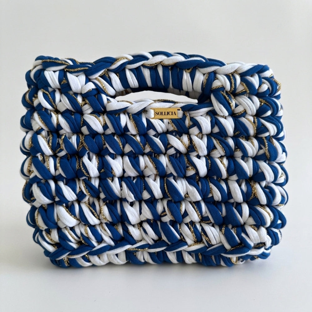 LUMA bleu électrique et blanc