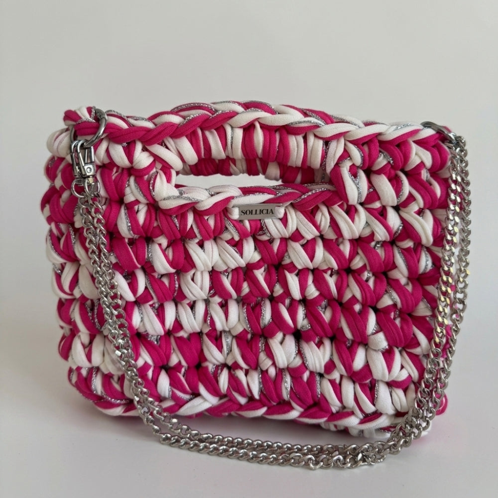 LUMA fuchsia & blanc